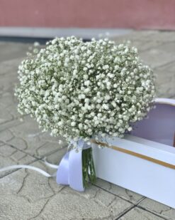 Букет невесты из белой гипсофилы в Бресте