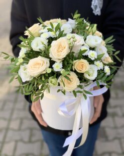 розы в коробке