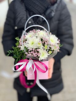 цветы в сумочке