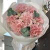 Букет из французских роз с эвкалиптом в Бресте