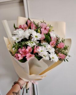 нежный большой букет