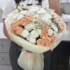 Сочный букет из хризантем и кустовых роз Б223 с доставкой в Бресте