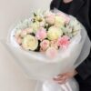 Нежный букет с пионовидными розами Б222 с доставкой цветов в Бресте