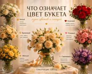 Что означает цвет букета