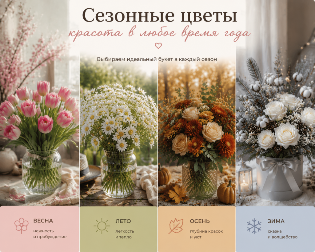 сезонные цветы