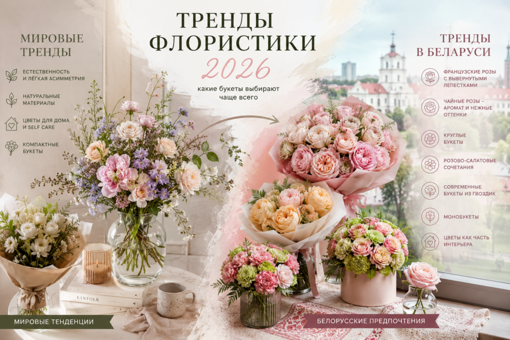 Тренды флористики 2026